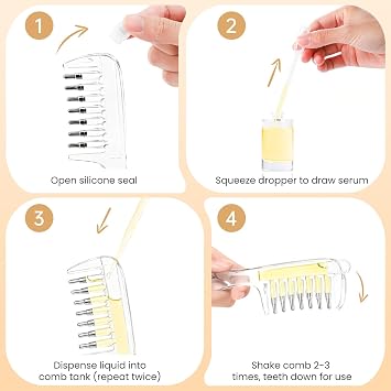 Scalp Oil Applicator Comb / Hair Oil Applicator Comb
