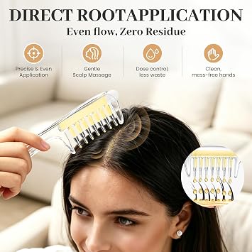 Scalp Oil Applicator Comb / Hair Oil Applicator Comb