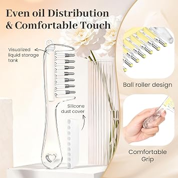 Scalp Oil Applicator Comb / Hair Oil Applicator Comb