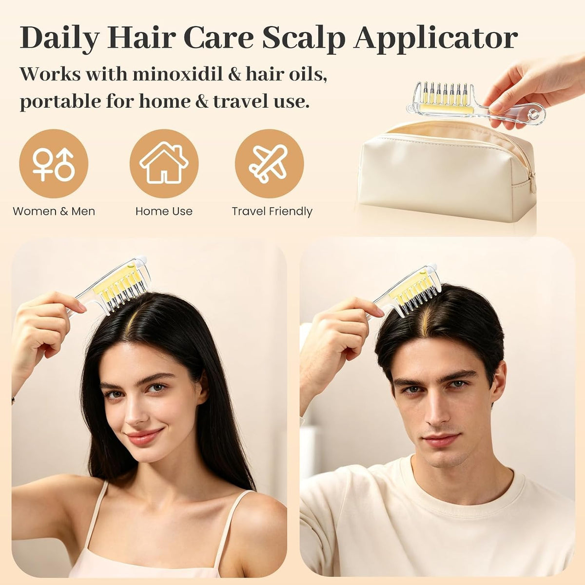 Scalp Oil Applicator Comb / Hair Oil Applicator Comb