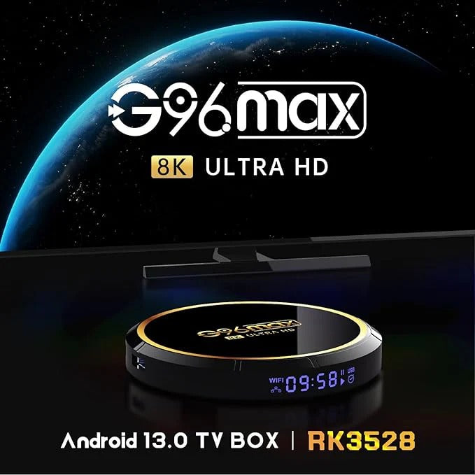صندوق التلفزيون G96 Max بنظام أندرويد 13 ©️
