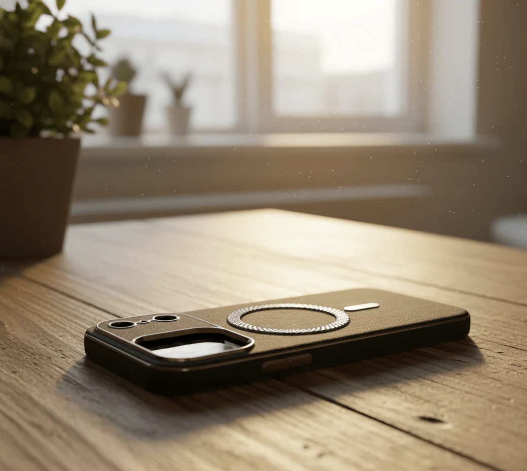 جراب MagSafe من الجلد العتيق لهاتف iPhone